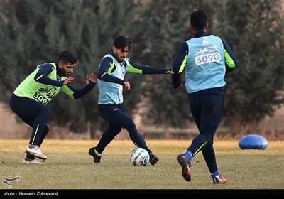 تمرین تیم فوتبال استقلال تهران