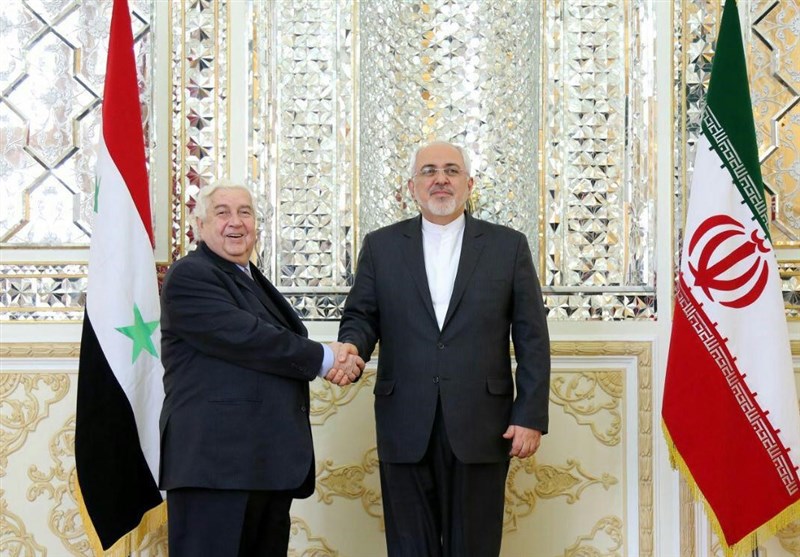شامی وزیرخارجہ کی محمدجواد ظریف سے ملاقات، علاقائی امور پر تبادلہ خیال