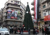 عکس/ تصویرِ رهبر انقلاب در خیابان‌های حلب