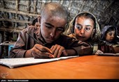 مدرسه کپری روستای انور آباد - سیستان و بلوچستان