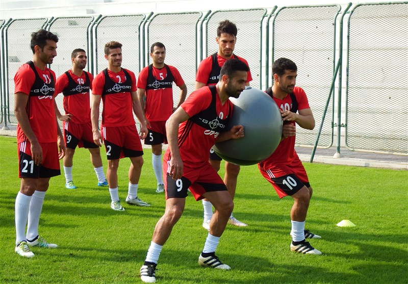 امید ابراهیمی و تمرین تیم ملی فوتبال