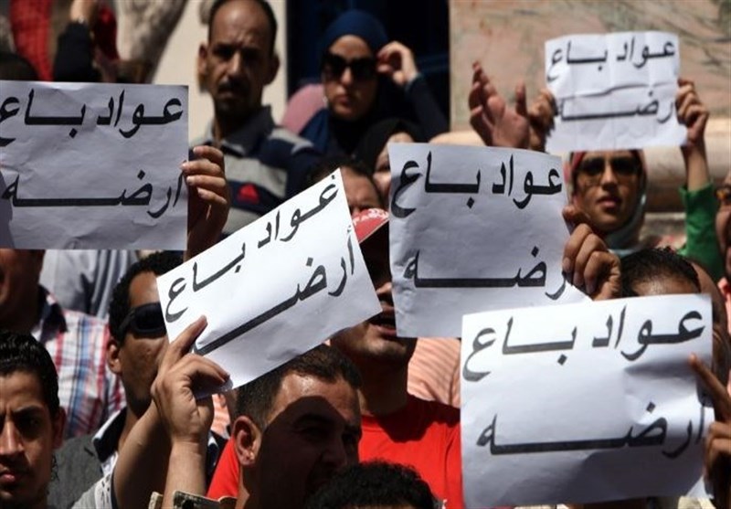 حکم بازداشت برای 14 شهروند مصری مخالف با واگذاری تیران و صنافیر به عربستان