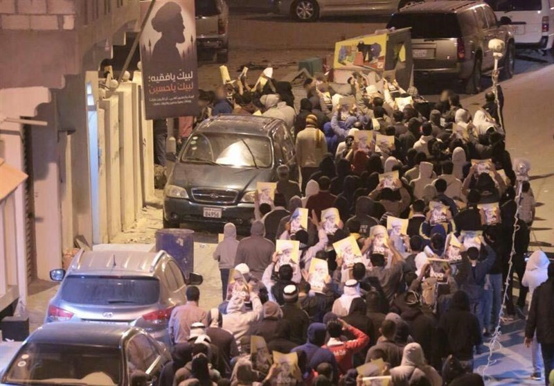 تظاهرات گسترده مردم بحرین در اعتراض به محاصره منطقه دراز+تصاویر