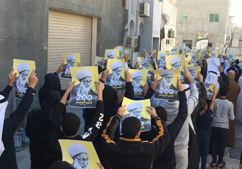 احتجاجات بالبحرین على دخول حصار منزل آیة الله قاسم یومه المئتین + فیدیو وصور
