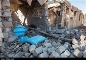 خسارات زلزله در روستای سیف آباد - فارس
