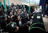 وداع با پیکر آیت الله هاشمی رفسنجانی در حسینیه جماران