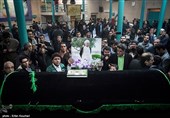 وداع با پیکر آیت الله هاشمی رفسنجانی در حسینیه جماران
