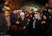 وداع با پیکر آیت الله هاشمی رفسنجانی در حسینیه جماران