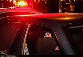 حضور فاطمه هاشمی رفسنجانی مقابل بیمارستان شهدای تجریش
