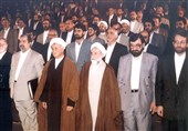 اعطای دکترای افتخاری دانشگاه تهران به آیت‌الله هاشمی در سال 76 + تصاویر