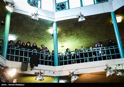 مراسم وداع با پیکر آیت الله اکبر هاشمی رفسنجانی در حسینیه جماران