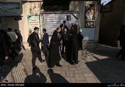  مراسم وداع با پیکر آیت‌الله هاشمی رفسنجانی در حسینیه جماران