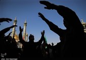آئین سوگواری شب شهادت حضرت فاطمهمعصومه(س) در کرمان برگزار شد