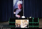 پیکر آیت‌الله هاشمی رفسنجانی در حرم امام راحل به خاک سپرده شد + عکس و فیلم