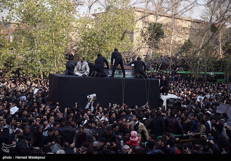 Funeral Held in Tehran for Ayatollah Rafsanjani