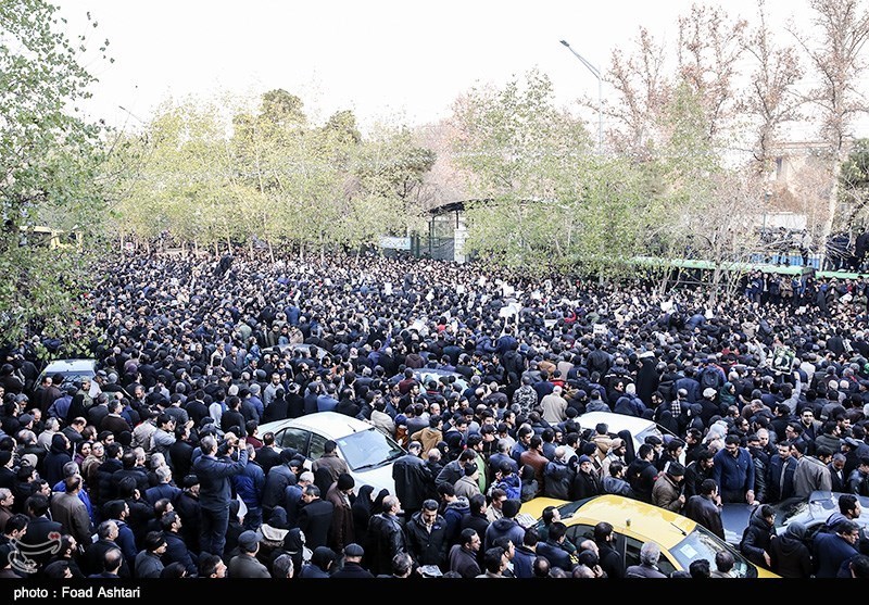 الجدید: مراسم تشییع رئیس جمهور اسبق ایران در تهران برگزار شد