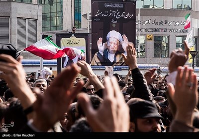 مراسم تشییع جثمان آیة الله رفسنجانی فی طهران