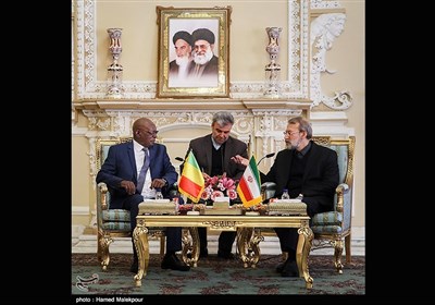 دیدار ایساکا سیدیبه رئیس مجلس ملی جمهوری مالی با علی لاریجانی رئیس مجلس شورای اسلامی