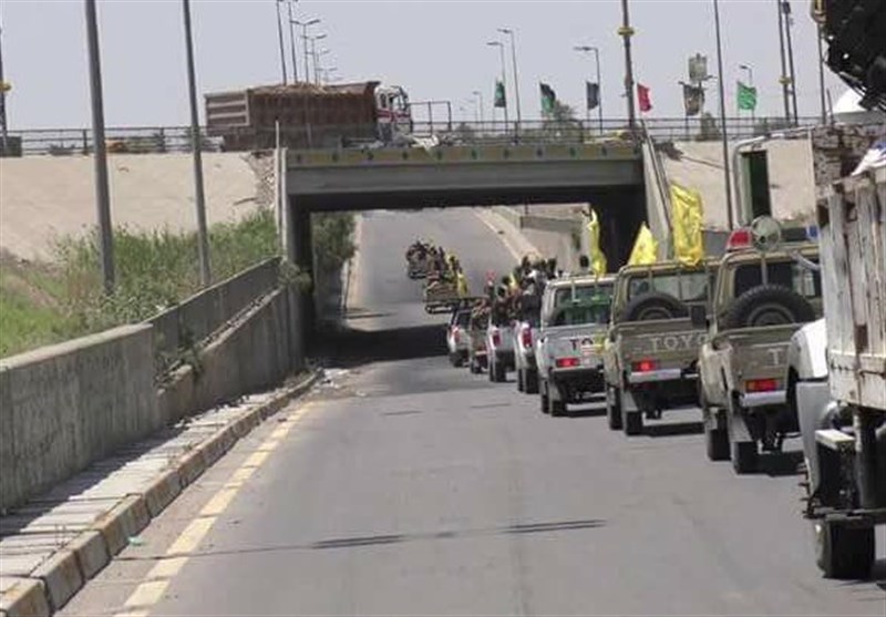 تجهزات حشدالشعبی در راه غرب موصل