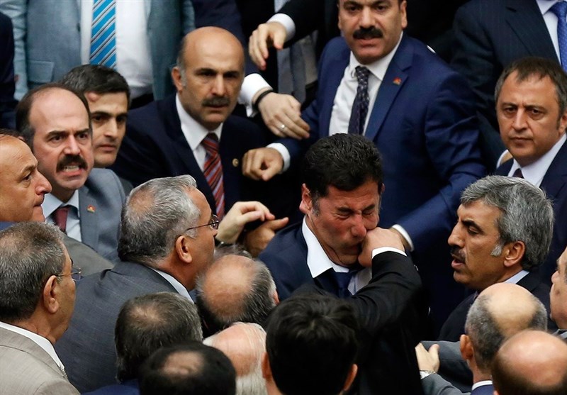 Turkish MPs Brawl in Session over Erdogan Powers