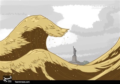 کاریکاتور/ آمریکا در سایه وحشت از موج ترامپ!!!