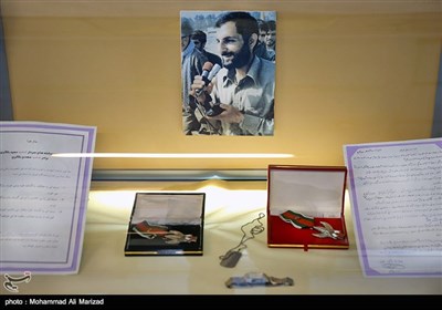 یادگار های شهید باکری در موزه شهدا