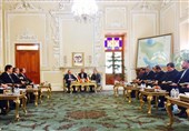 لاریجانی با نخست وزیر سوریه دیدار کرد