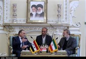 دیدار عماد خمیس نخست وزیر سوریه با علی لاریجانی رئیس مجلس