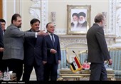 دیدار عماد خمیس نخست وزیر سوریه با علی لاریجانی رئیس مجلس