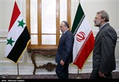 دیدار عماد خمیس نخست وزیر سوریه با علی لاریجانی رئیس مجلس