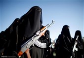 تصاویر/ رژه زنان مسلح انصارالله در یمن‎