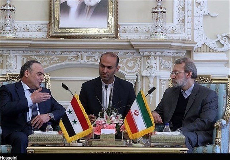 لاریجانی یؤکد دعم ایران الحاسم للشعب والحکومة السوریة