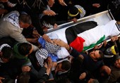 عکس / تشییع جنازه جوان فلسطینی