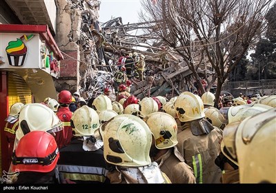 خسارات ناشی از فروریختن ساختمان پلاسکو