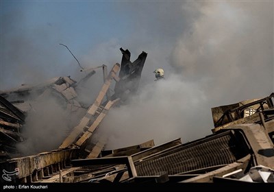 خسارات ناشی از فروریختن ساختمان پلاسکو