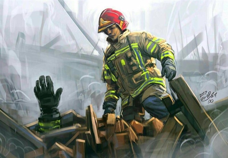 طرح/ ‏به یاد ⁧آتش‌نشانان قهرمان وطن