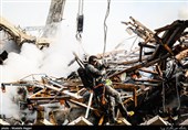 Rescue Work Continues Following High-Rise Collapse in Tehran  