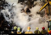 Rescue Work Continues Following High-Rise Collapse in Tehran  