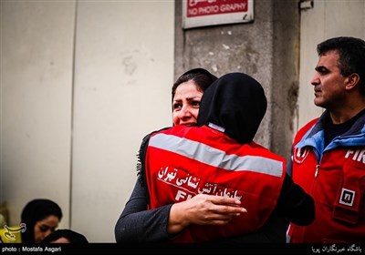 Rescue Work Continues Following High-Rise Collapse in Tehran 