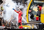 Rescue Work Continues Following High-Rise Collapse in Tehran  