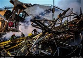 Rescue Work Continues Following High-Rise Collapse in Tehran  