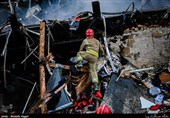 Rescue Work Continues Following High-Rise Collapse in Tehran  