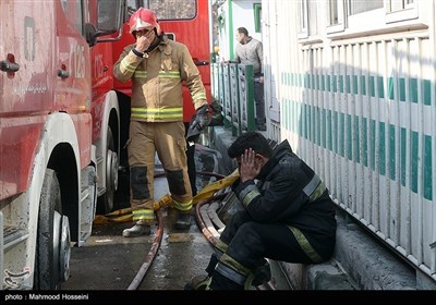 تہران پلاسکو حادثہ؛ امدادی کاروائیاں جاری