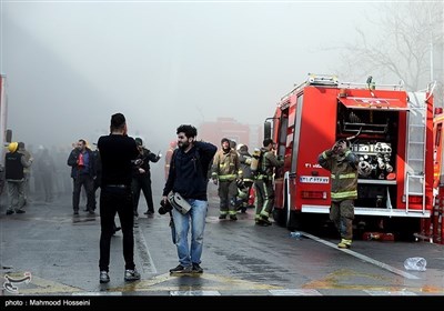 تہران پلاسکو حادثہ؛ امدادی کاروائیاں جاری