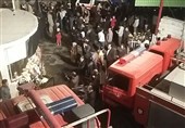 همدردی مردم کرمان با خانواده‌های شهدای آتش‌نشان