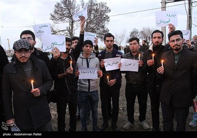 همدردی مردم همدان با کشته شدگان حادثه پلاسکو