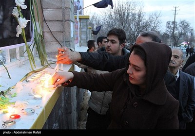 همدردی مردم همدان با کشته شدگان حادثه پلاسکو