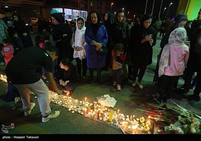 همدردی مردم کیش با آتش نشانان حادثه پلاسکو