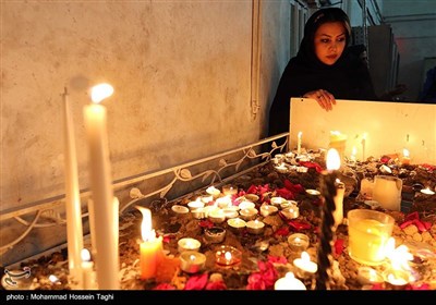 همدردی مردم مشهد با آتش نشانان حادثه پلاسکو