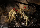 فیلم/شب های سخت امدادگران در خرابه های پلاسکو